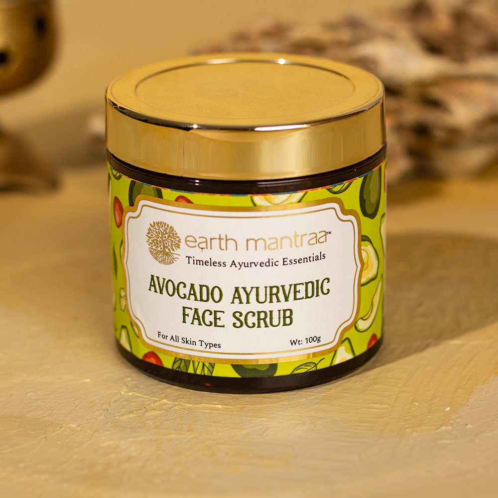 Avocado Face Scrub For Healthy Skin Earth Mantraa